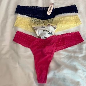 Victoria Secret thongs.
